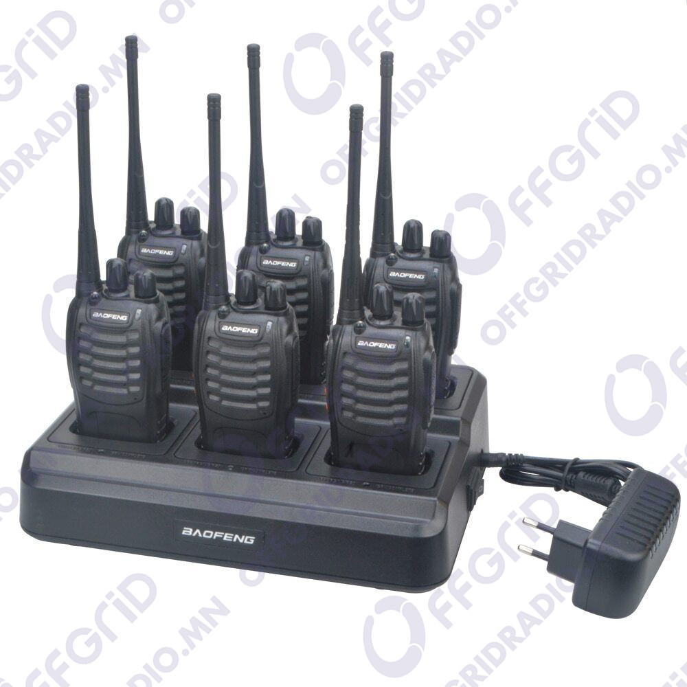 BAOFENG 888H 6pc charger